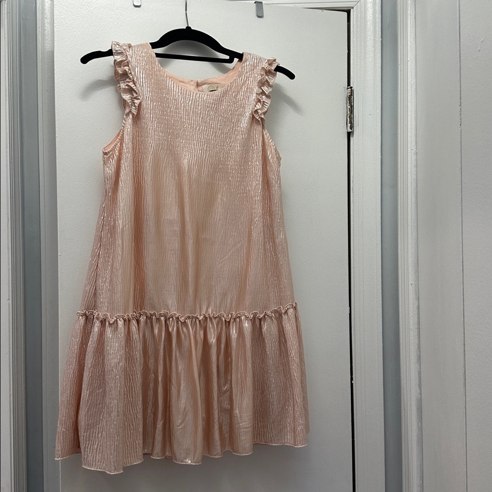 Peek Pink Ruffled Formal Dress - Picture 2 of 5